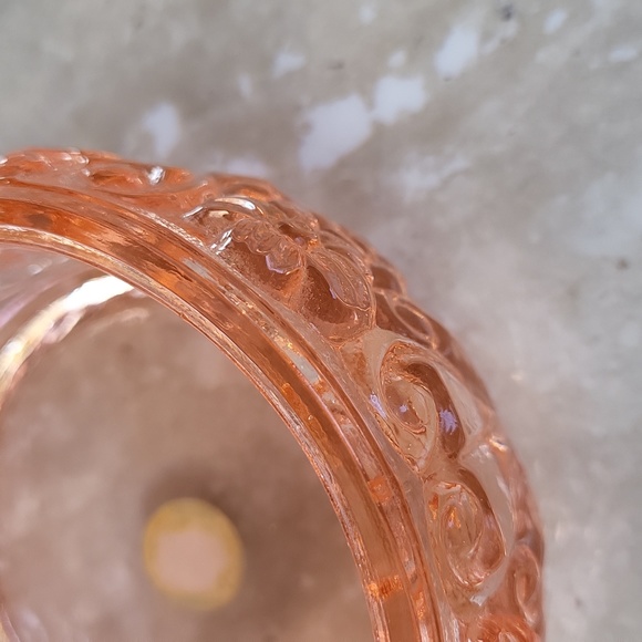 Vintage Handmade Ingrid Malachite crystal trinket box with lid - Picture 5 of 9